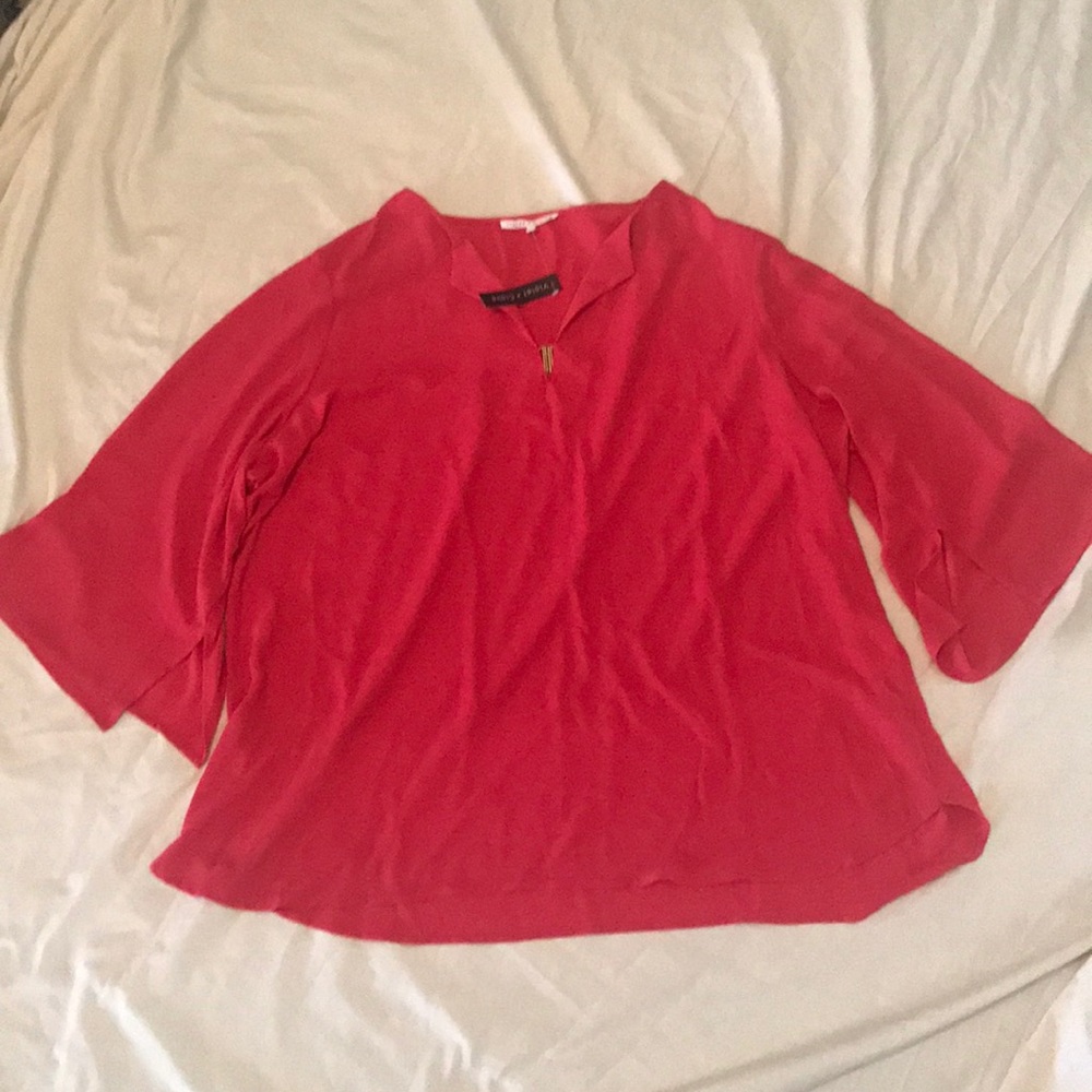 Violet & Claire Pink blouse 3X New